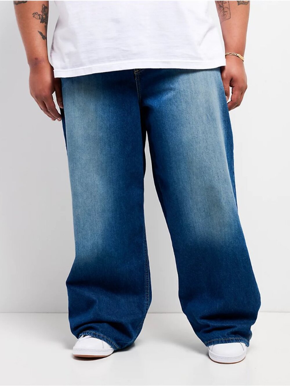 NWT Empyre Pallor Blue Ultra Wide Skate Jeans Mens 32 NEW